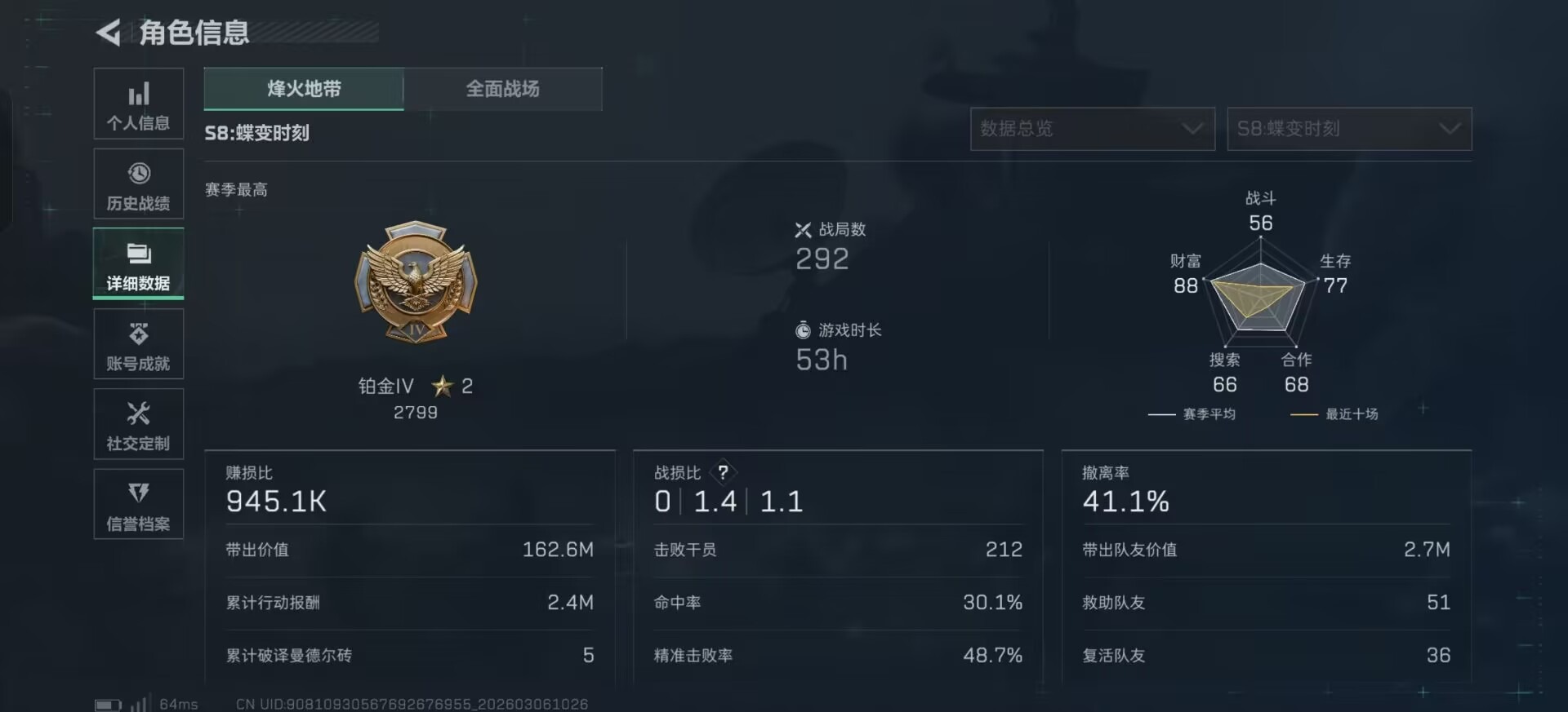 SJZQM470937三角洲行动账号详情图30