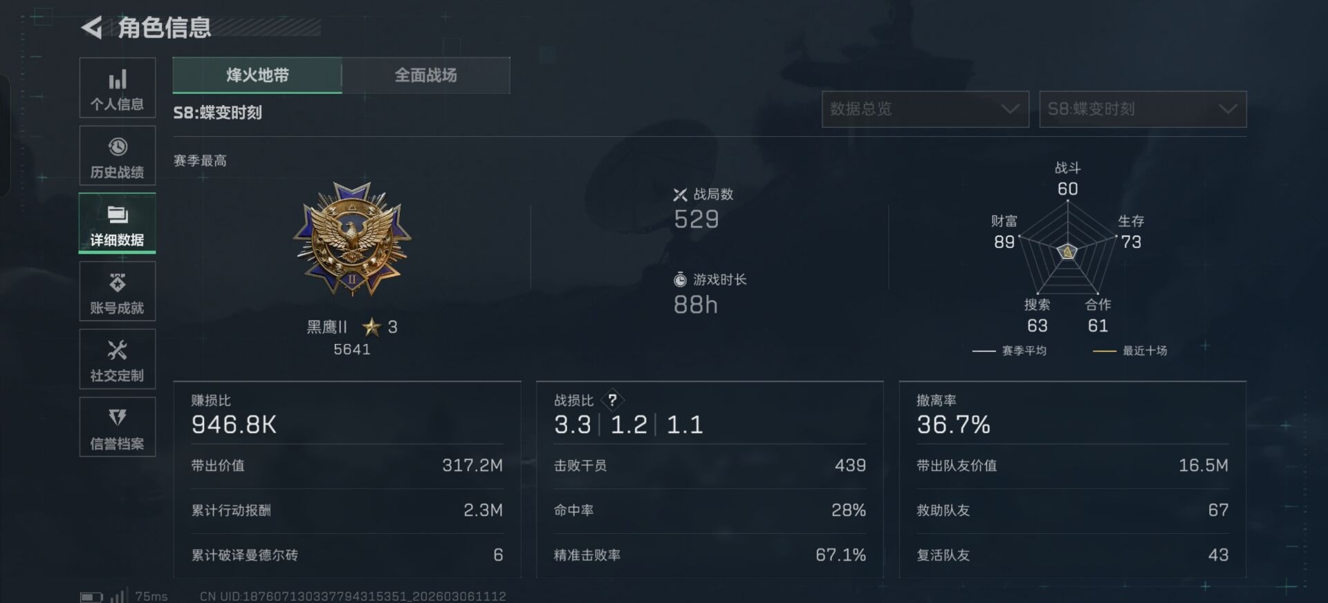 SJZQM470938三角洲行动账号详情图11