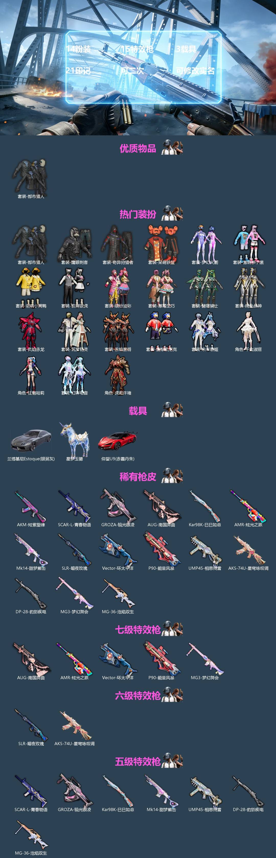 HPQM4116028和平精英账号详情图3