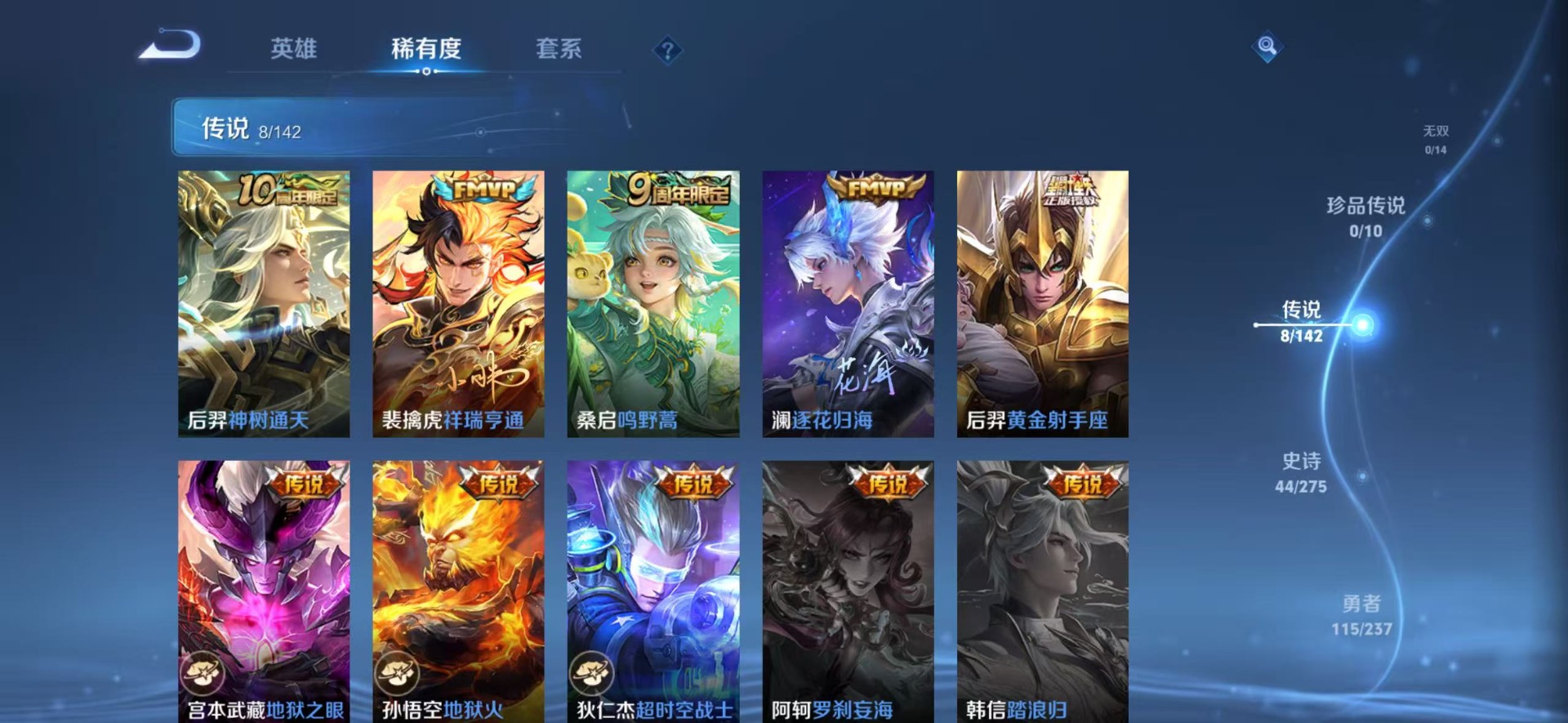 WZQM4211424王者荣耀账号详情图5