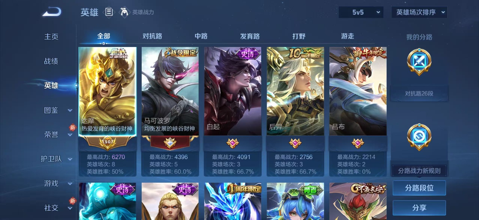 WZQM4212293王者荣耀账号详情图13