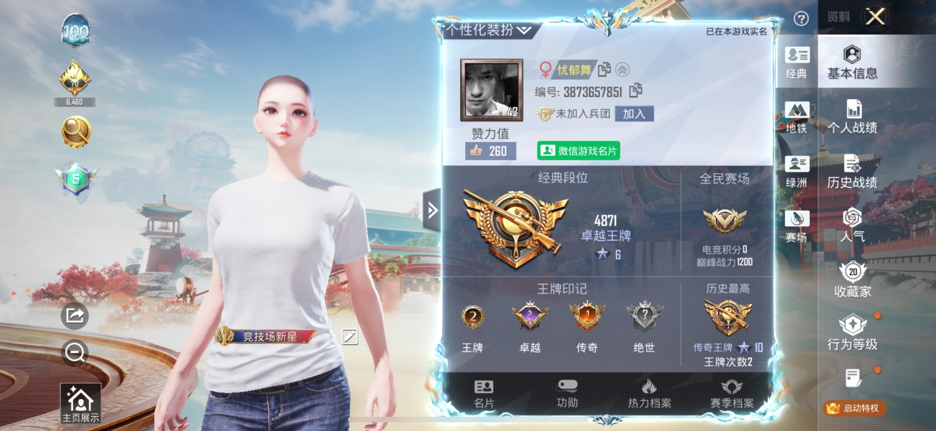 HPQM4117487和平精英账号详情图6