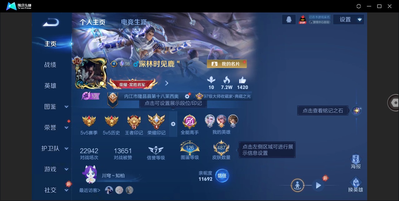 WZLX4235609王者荣耀账号详情图5