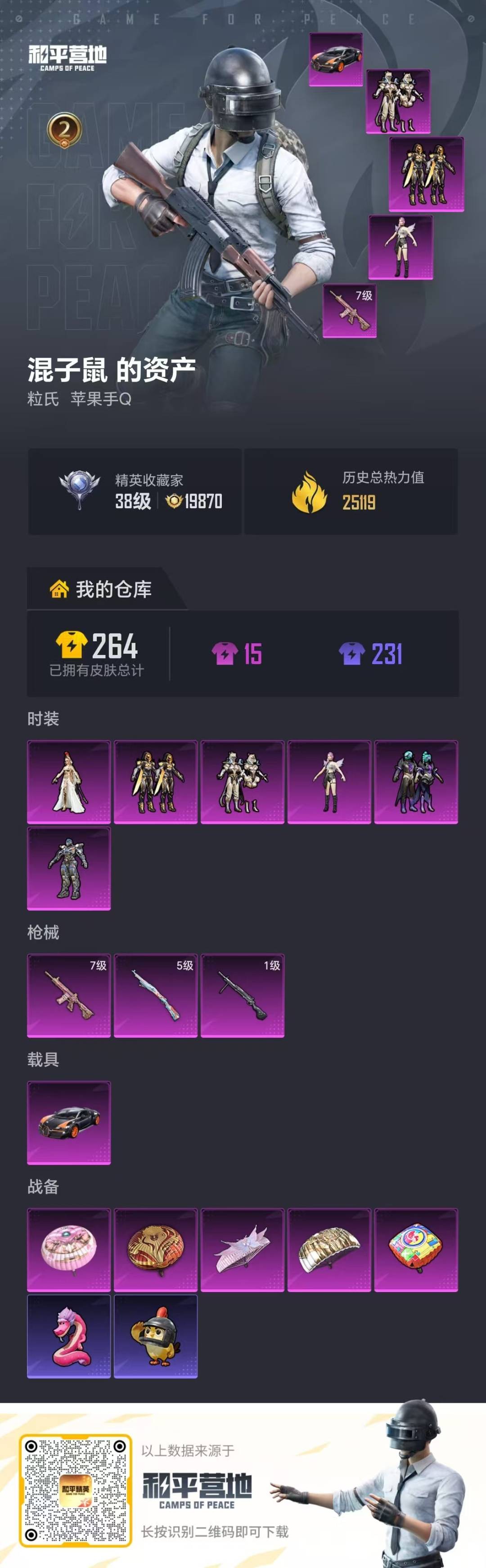 HPQM4131253和平精英账号详情图26 HPQM4131253和平精英账号详情图26