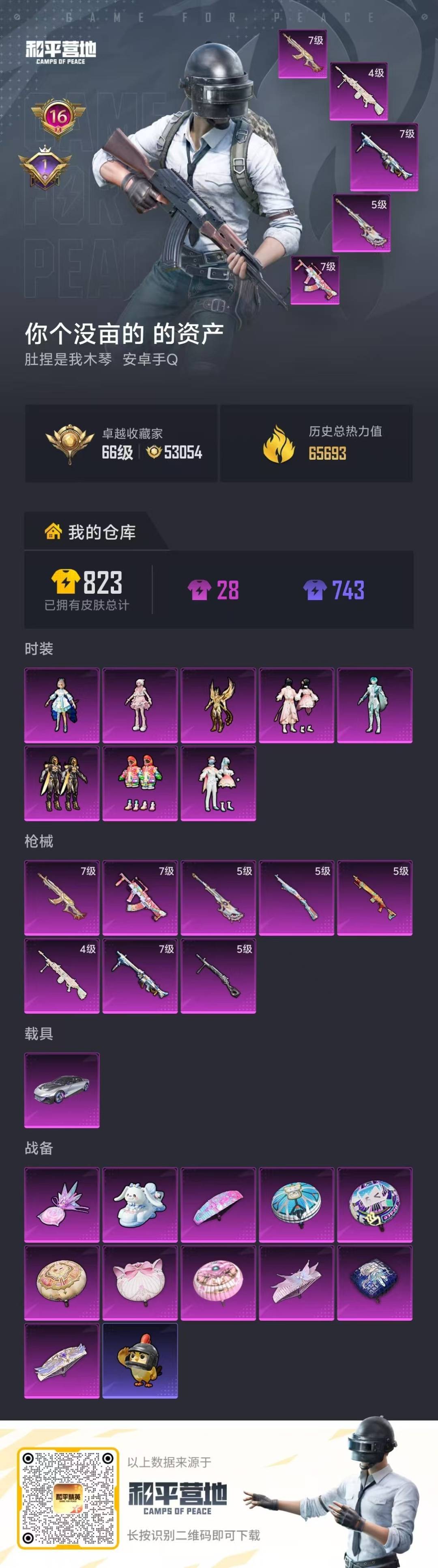 HPQM4133698和平精英账号详情图7