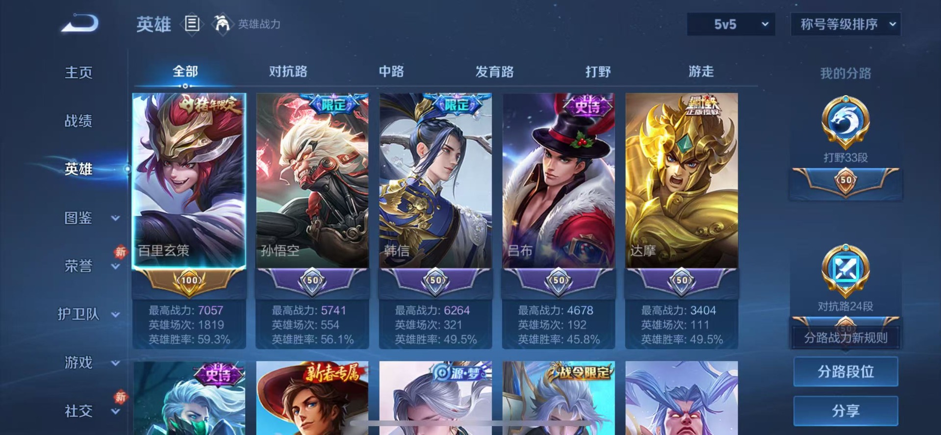 WZQM4220774王者荣耀账号详情图5