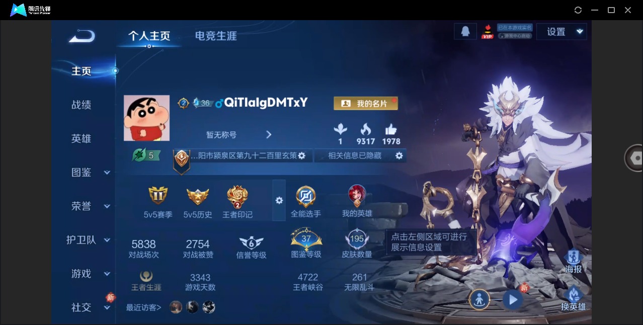 WZLX4226084王者荣耀账号详情图3