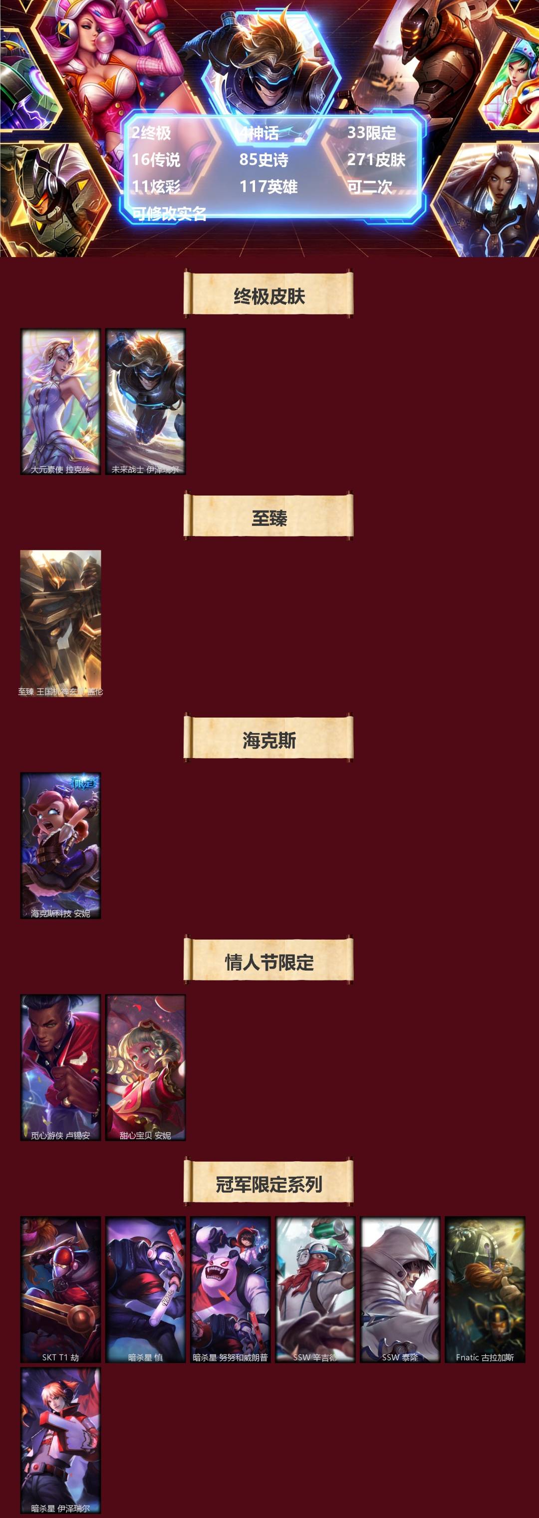 LOLCMW423311英雄联盟账号详情图2