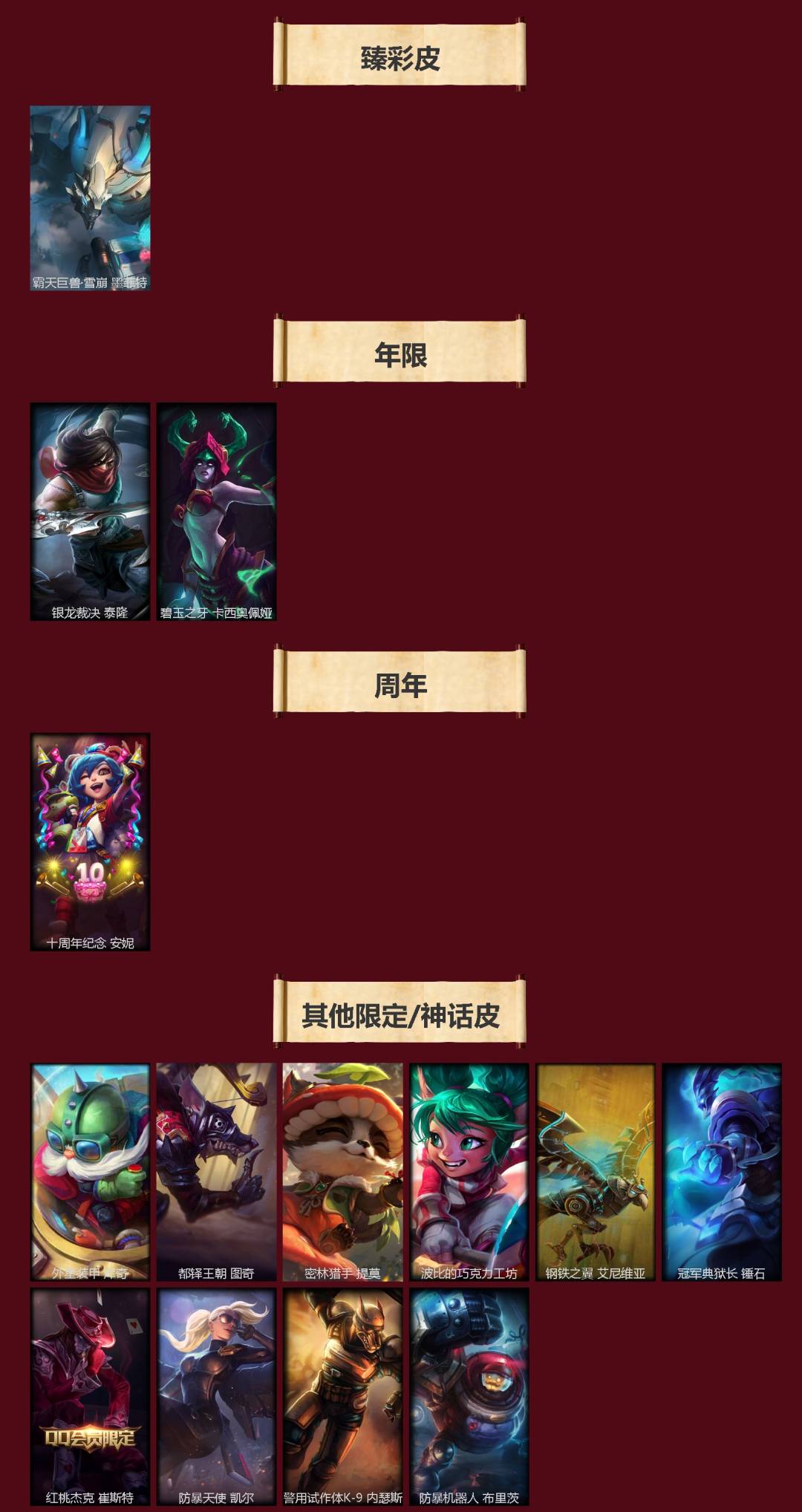 LOLCMW423507英雄联盟账号详情图5