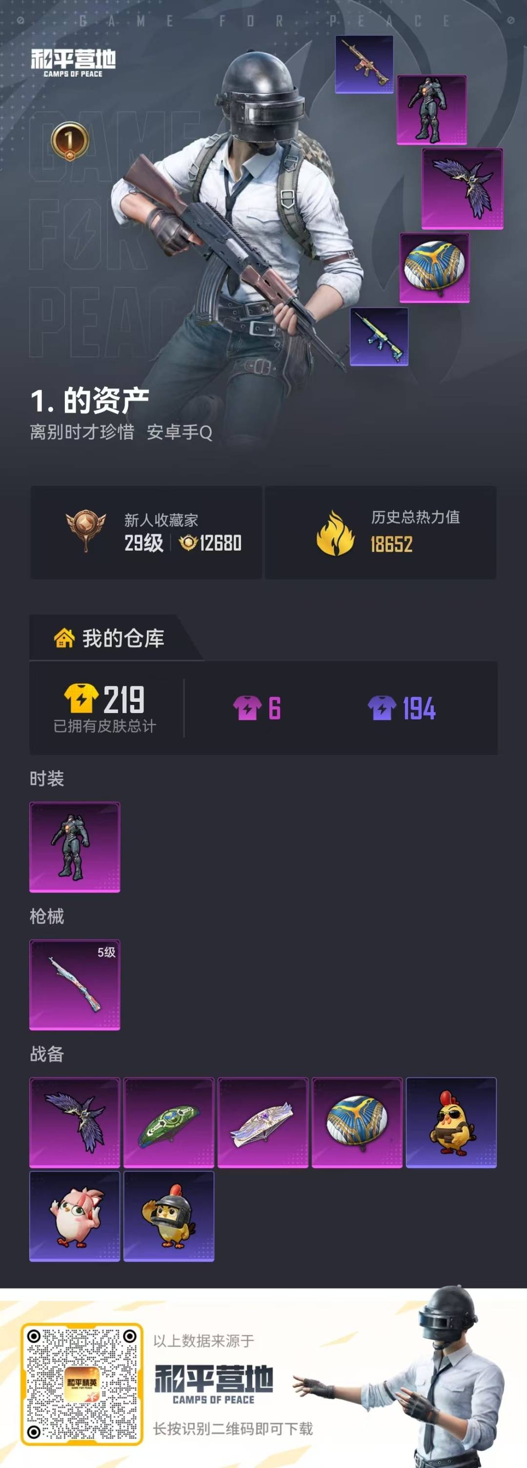 HPCMW4129227和平精英账号详情图11 HPCMW4129227和平精英账号详情图11