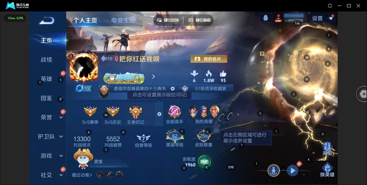 WZLX4229052王者荣耀账号详情图4