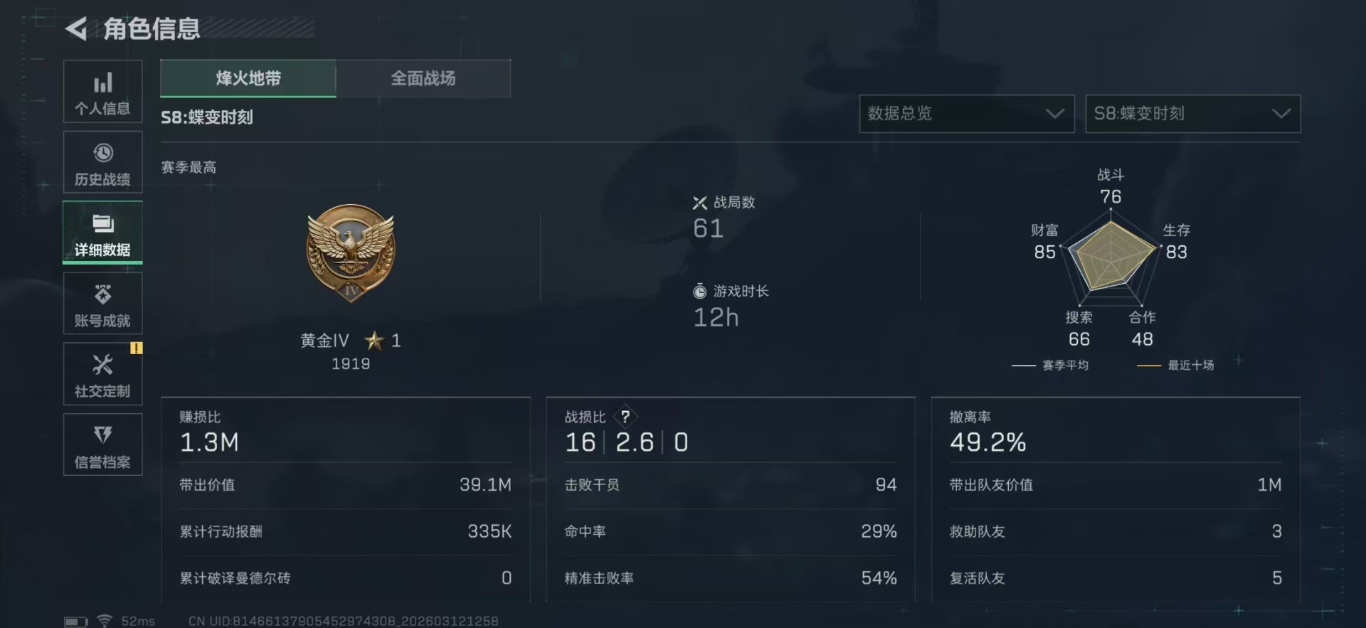 SJZQM476930三角洲行动账号详情图5 SJZQM476930三角洲行动账号详情图5