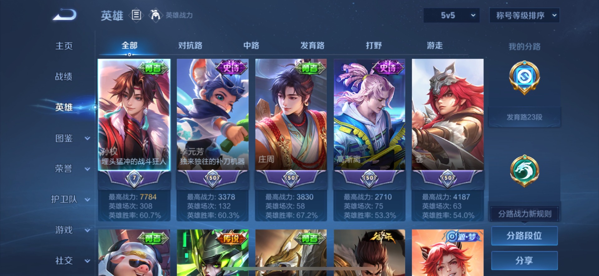 WZQM4250074王者荣耀账号详情图4