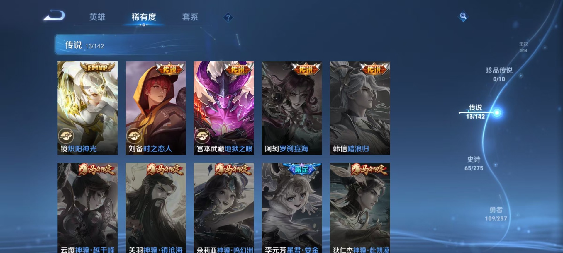 WZLX4250309王者荣耀账号详情图3