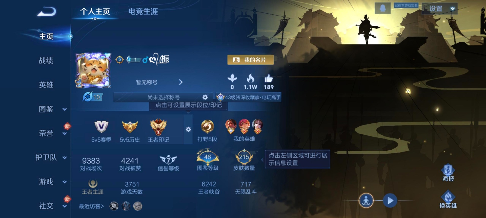 WZQM4250381王者荣耀账号详情图7 WZQM4250381王者荣耀账号详情图7