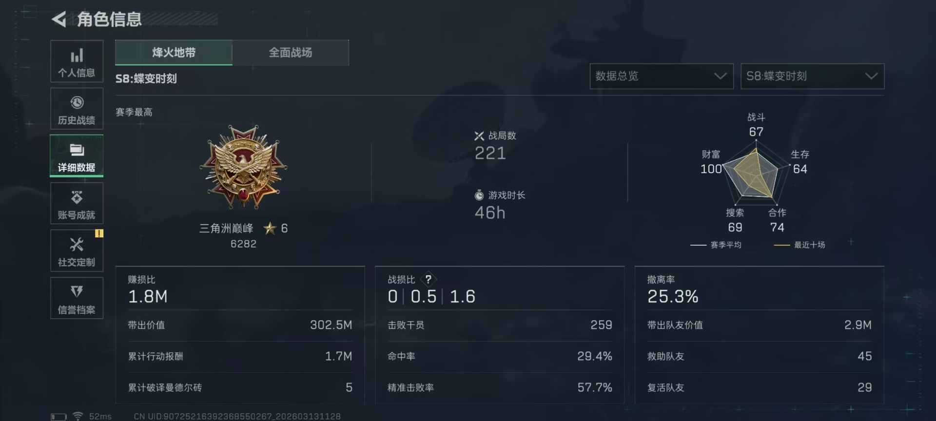 SJZQM470843三角洲行动账号详情图32