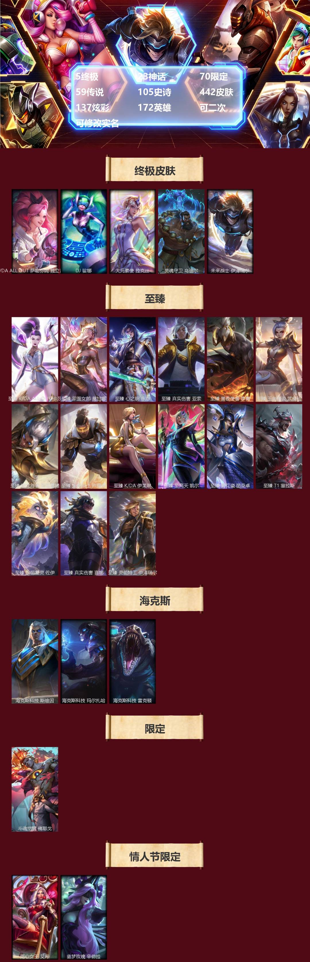 LOLQM423459英雄联盟账号详情图3