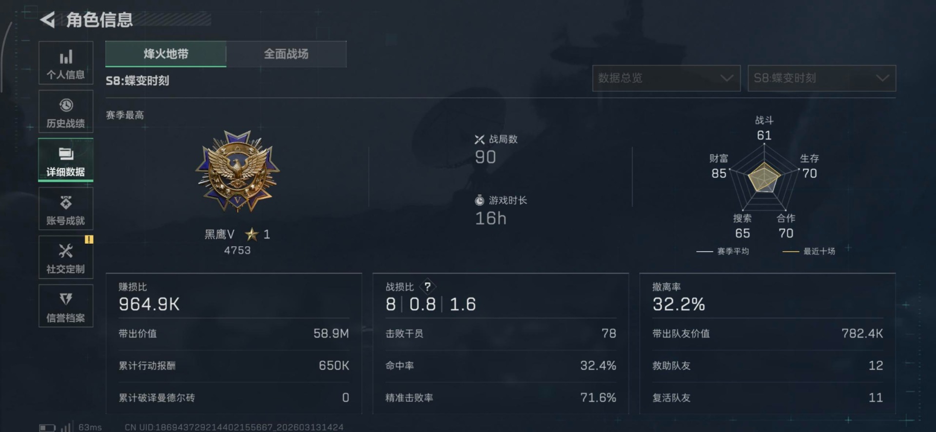 SJZQM471445三角洲行动账号详情图18