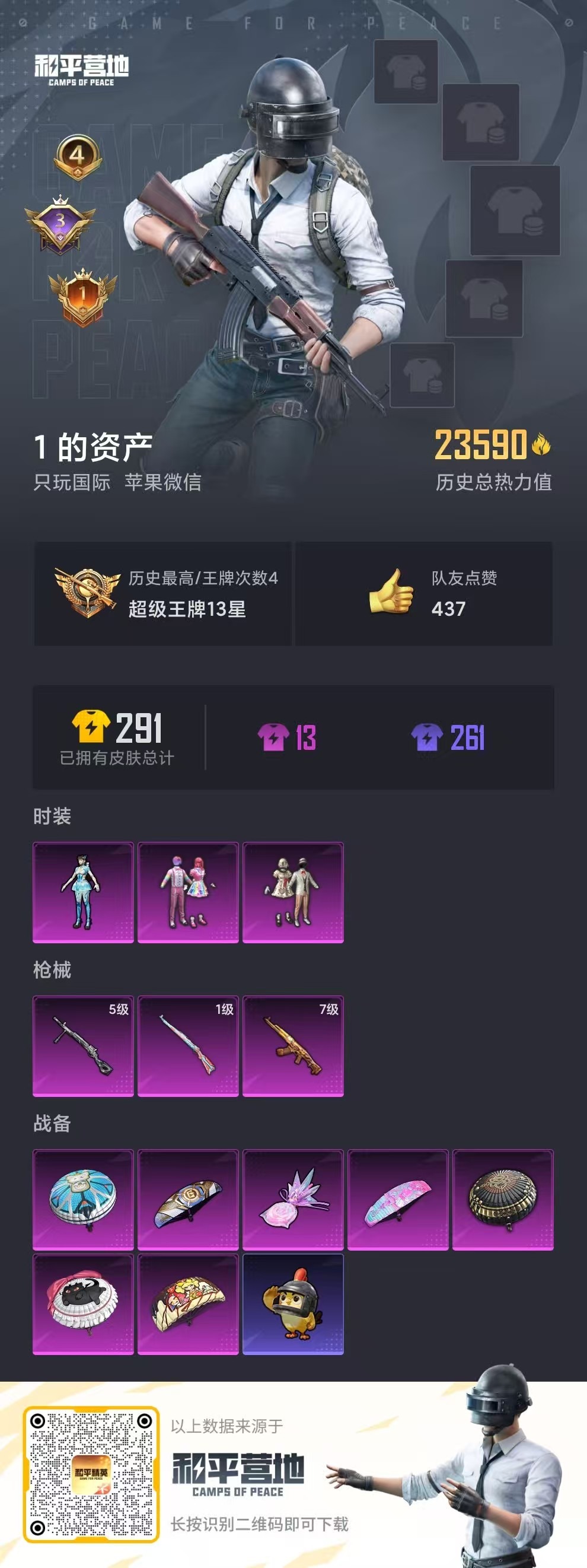 HPCMW4133498和平精英账号详情图4 HPCMW4133498和平精英账号详情图4