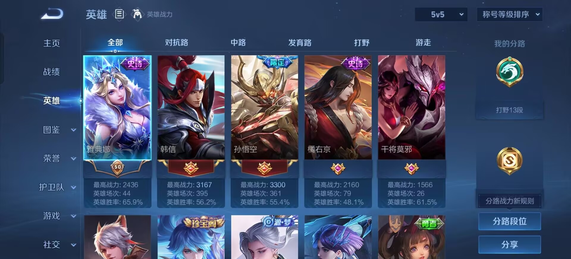 WZCMW4242553王者荣耀账号详情图2