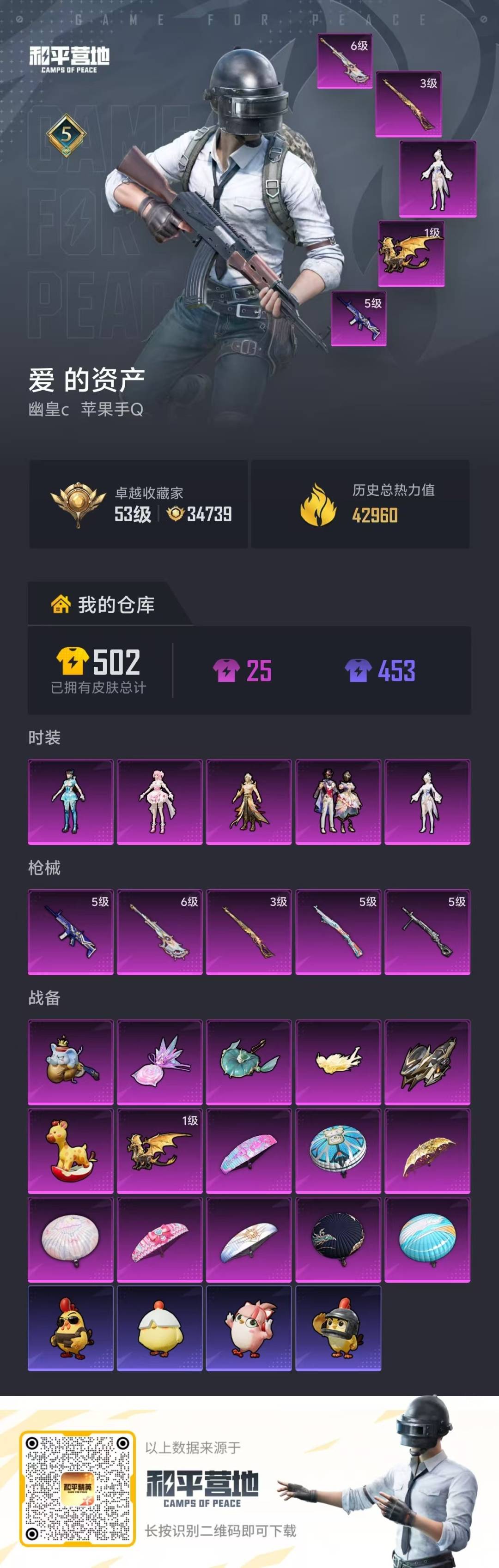 HPLX4130805和平精英账号详情图21