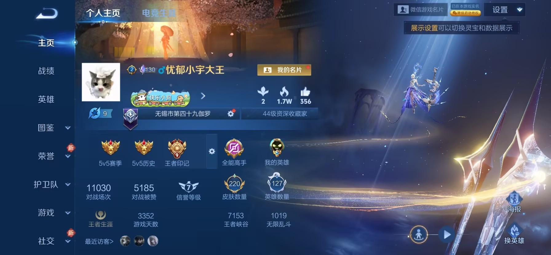 WZQM4236634王者荣耀账号详情图9