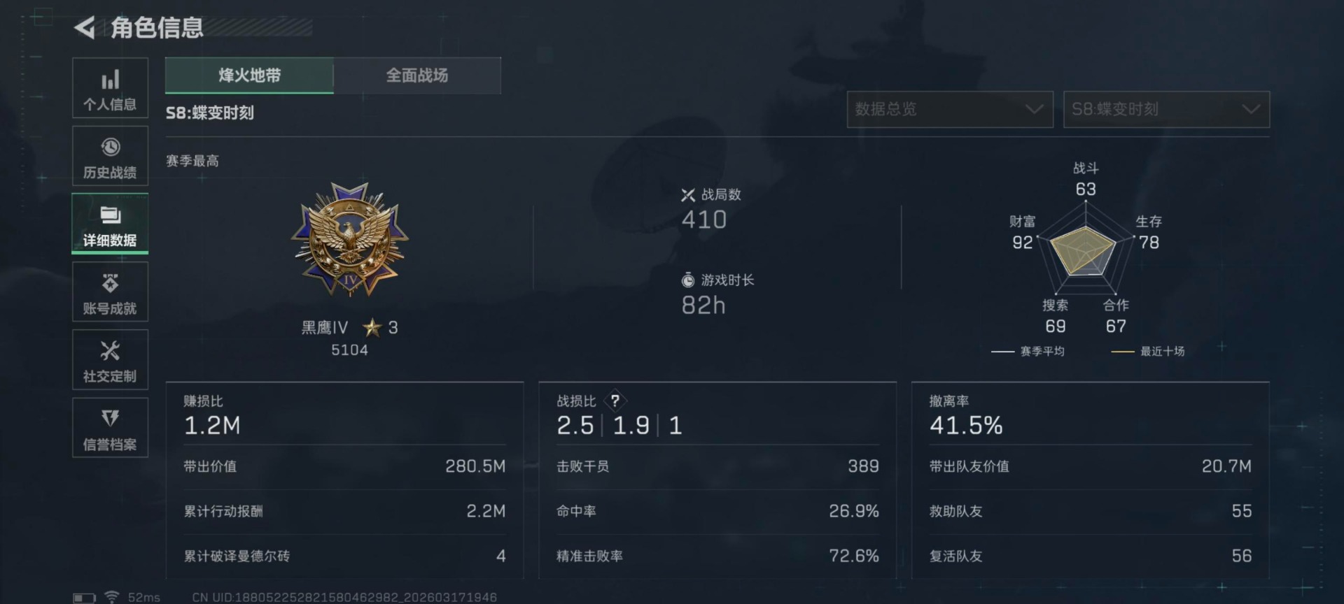 SJZQM472616三角洲行动账号详情图12