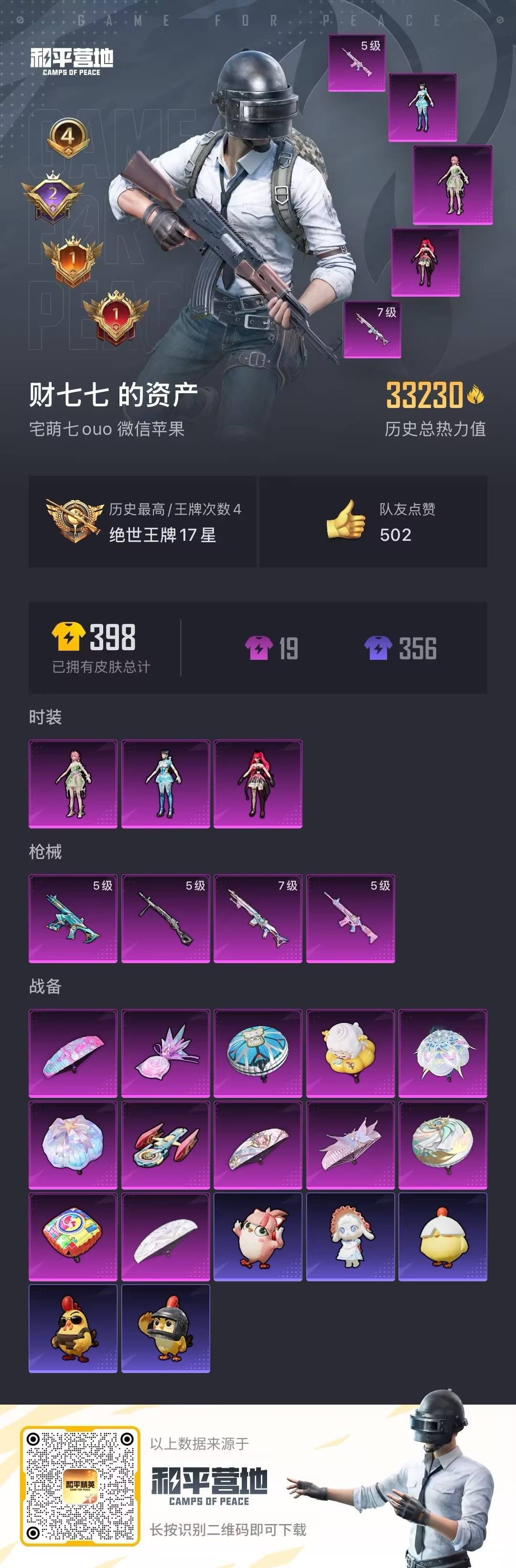 HPQM4132928和平精英账号详情图6