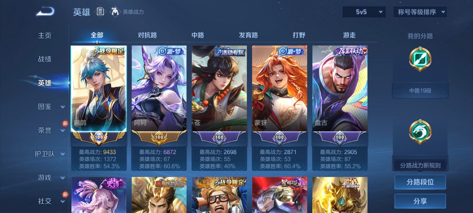 WZLX4258438王者荣耀账号详情图4