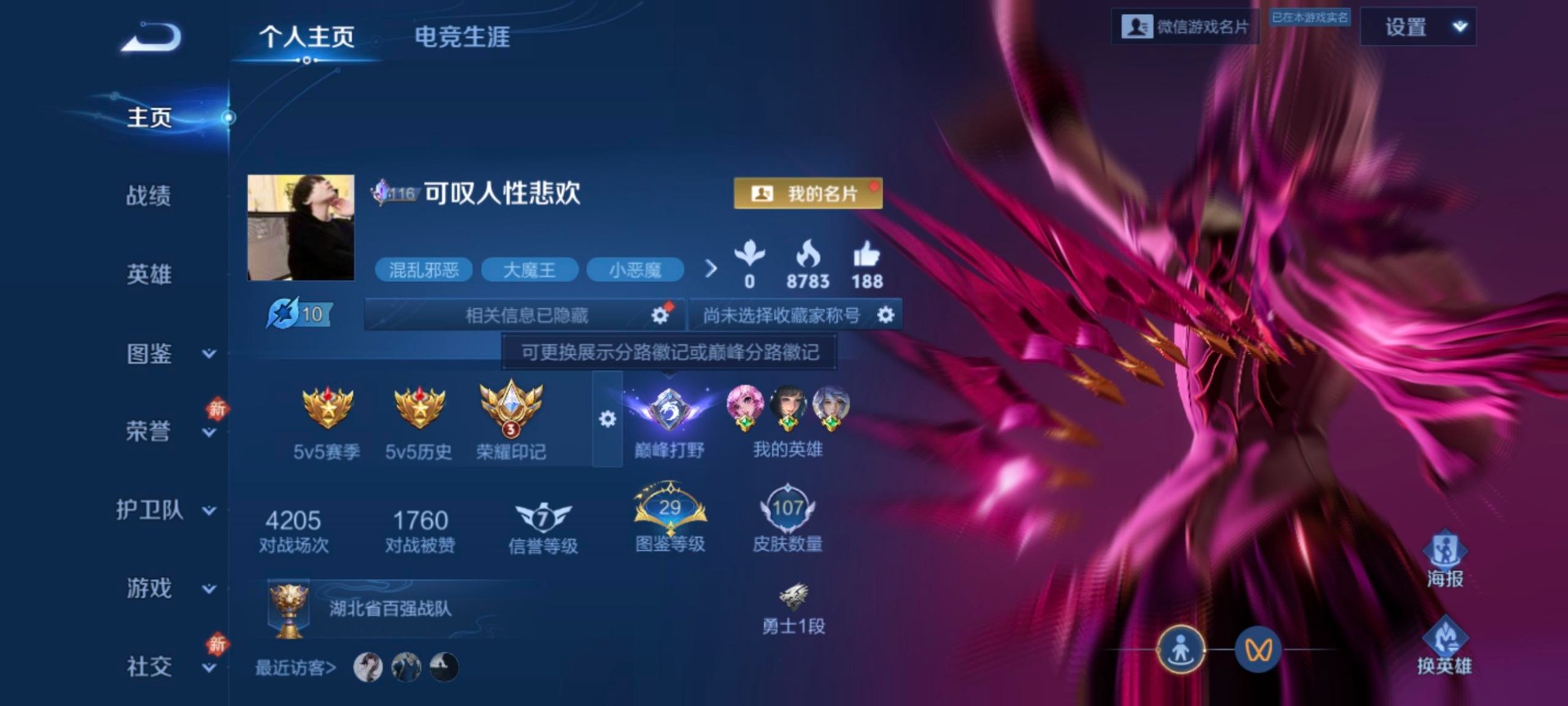 WZQM4240371王者荣耀账号详情图7