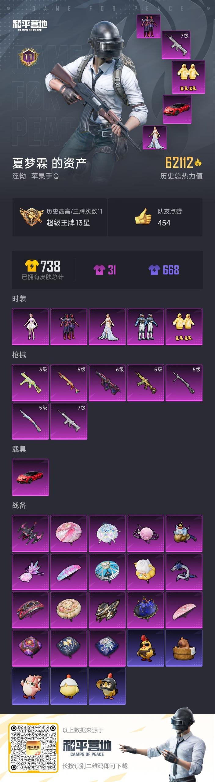 HPLX4143857和平精英账号详情图21