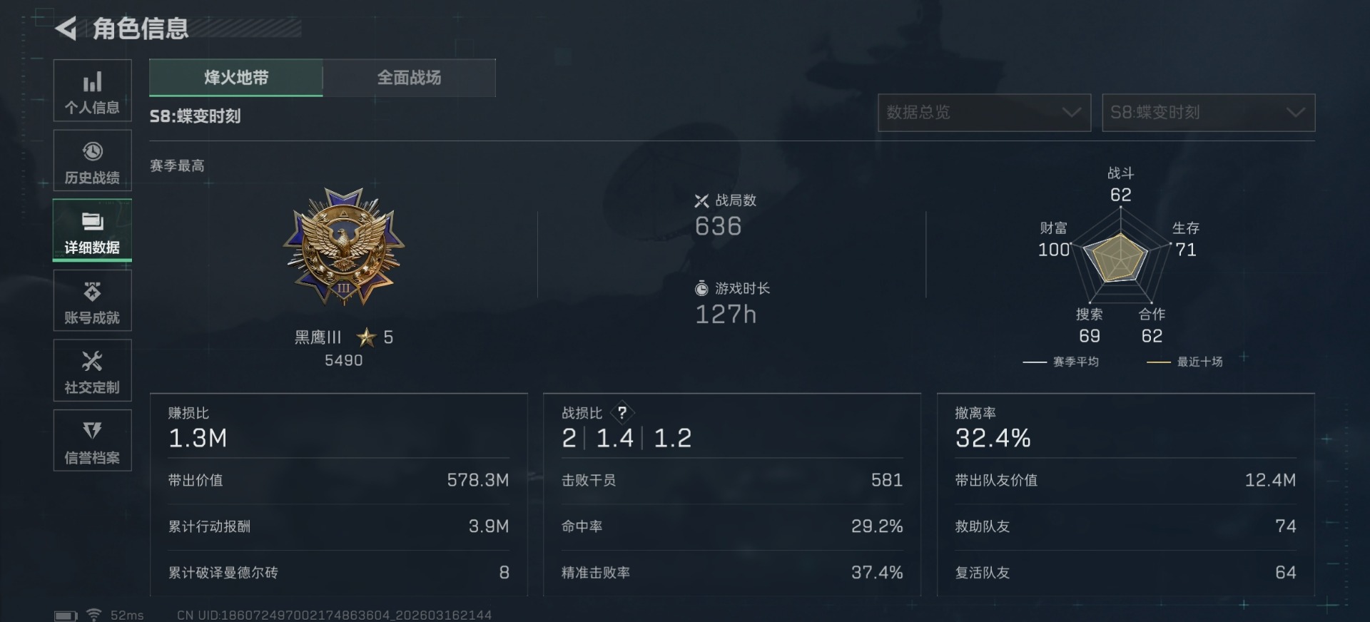 SJZQM474196三角洲行动账号详情图31