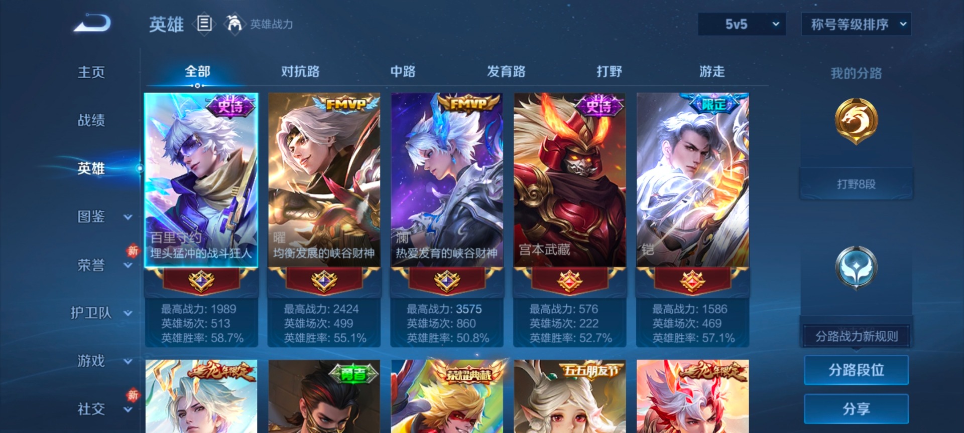 WZQM4265886王者荣耀账号详情图4