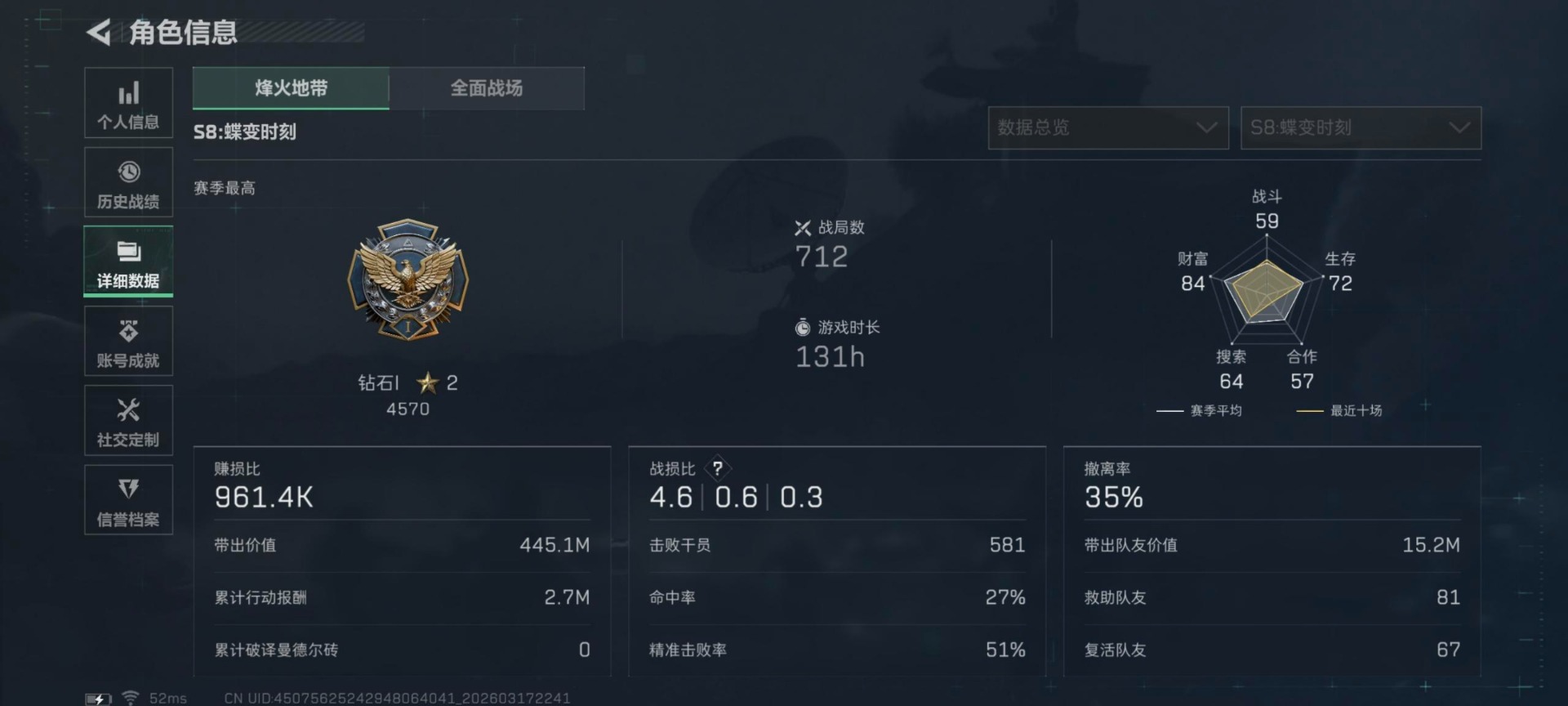 SJZQM483189三角洲行动账号详情图10