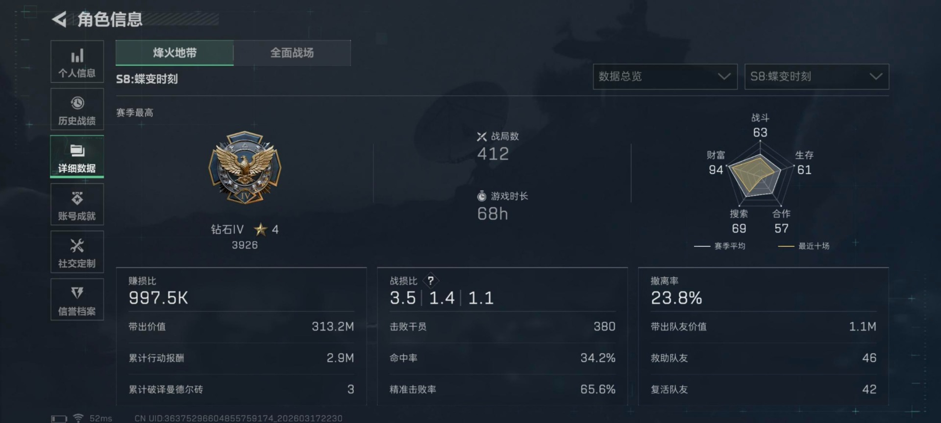 SJZQM483872三角洲行动账号详情图6