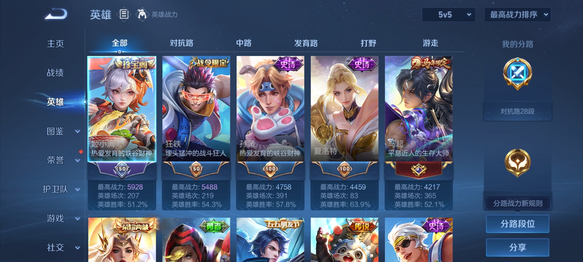 WZQM4267495王者荣耀账号详情图5 WZQM4267495王者荣耀账号详情图5