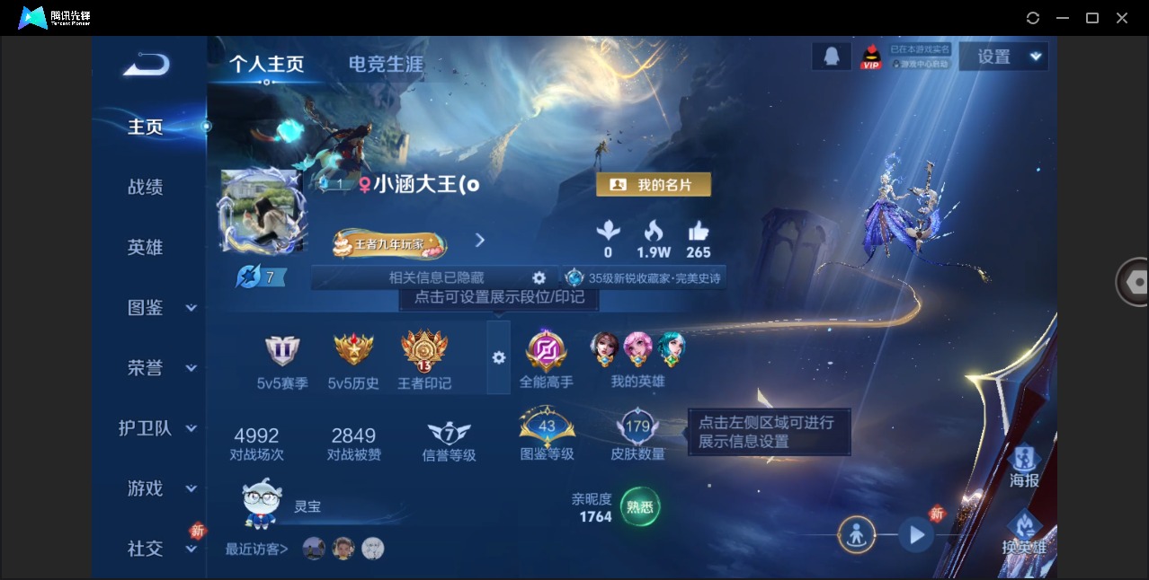 WZQM4246653王者荣耀账号详情图5 WZQM4246653王者荣耀账号详情图5