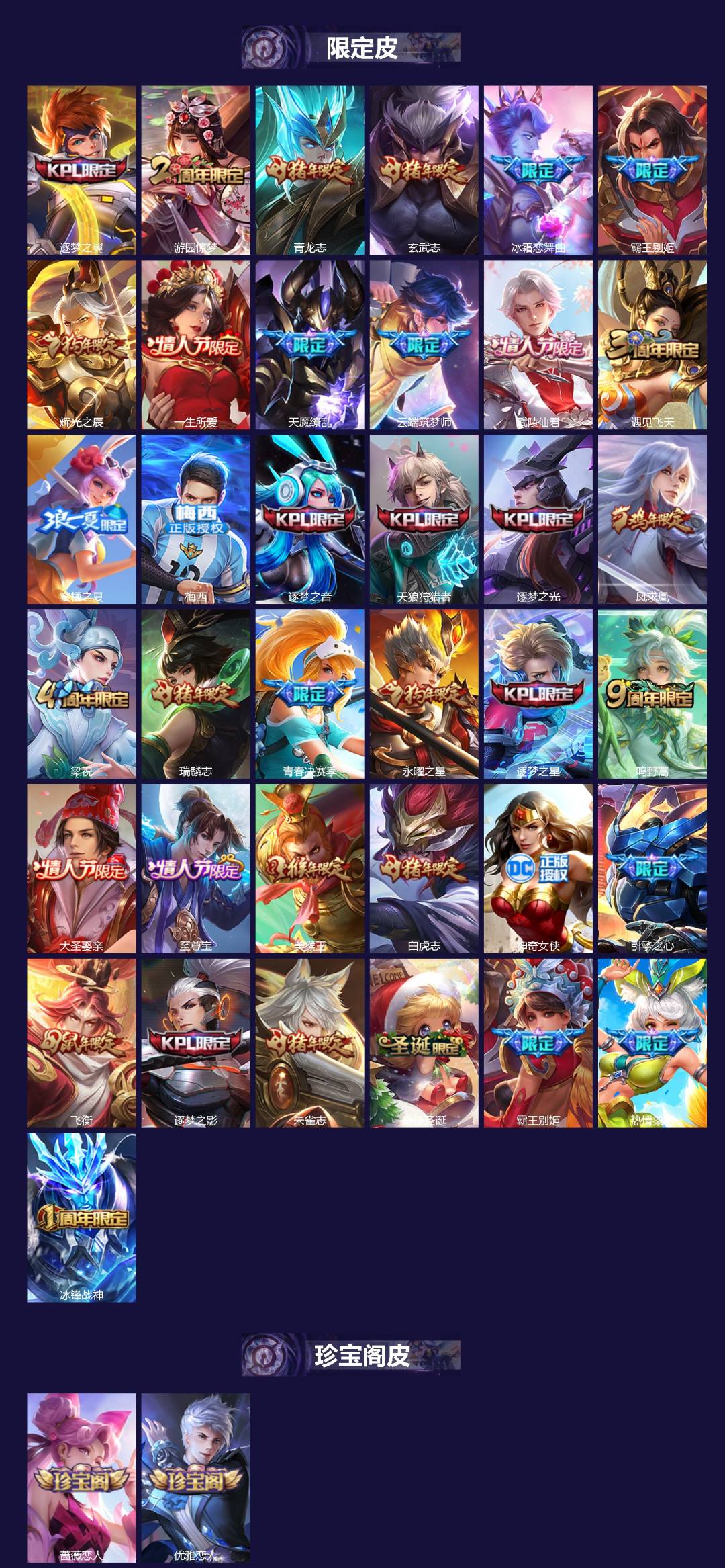 WZLX4247147王者荣耀账号详情图2 WZLX4247147王者荣耀账号详情图2