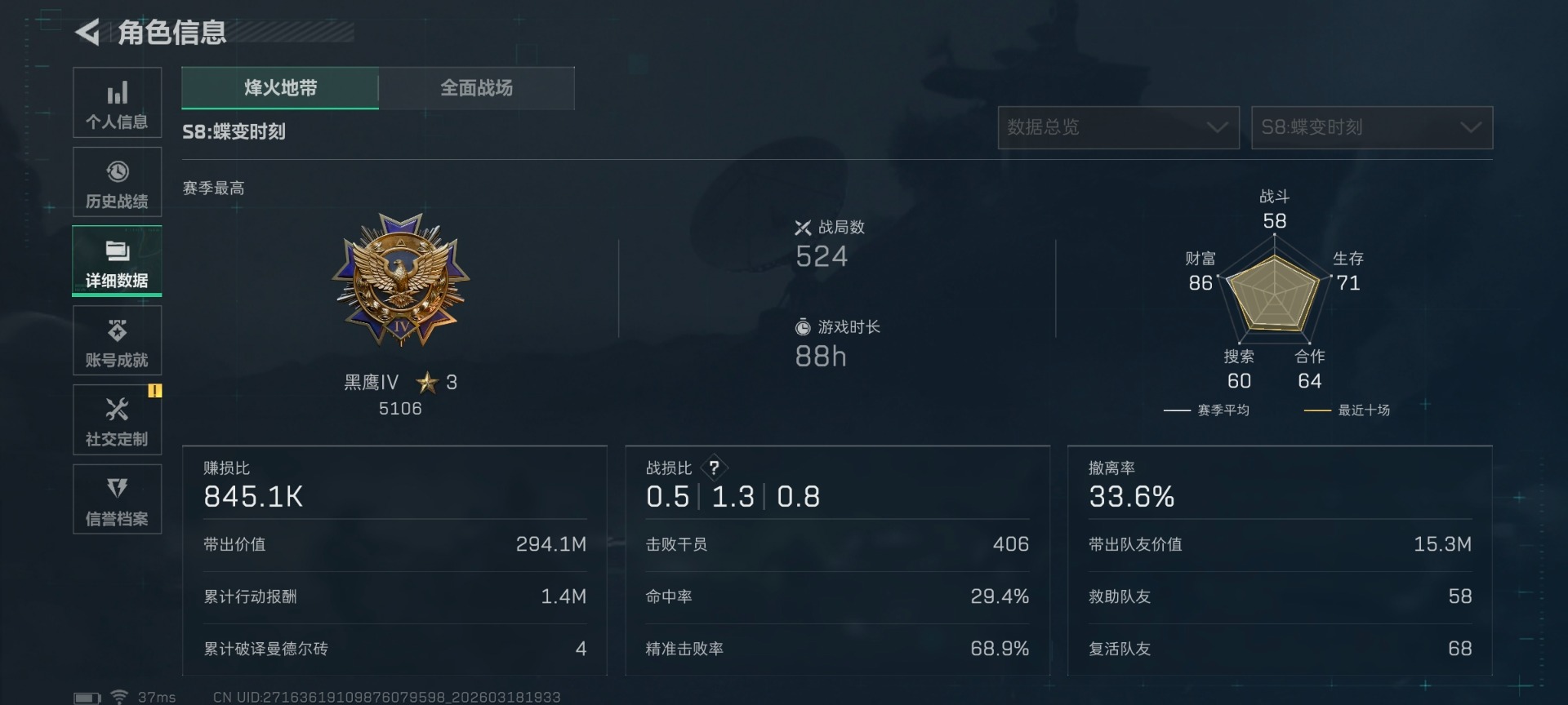 SJZCMW481510三角洲行动账号详情图15