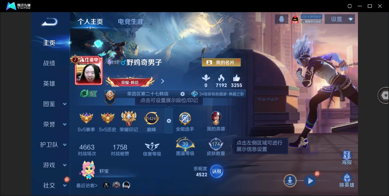 WZLX4273206王者荣耀账号详情图3