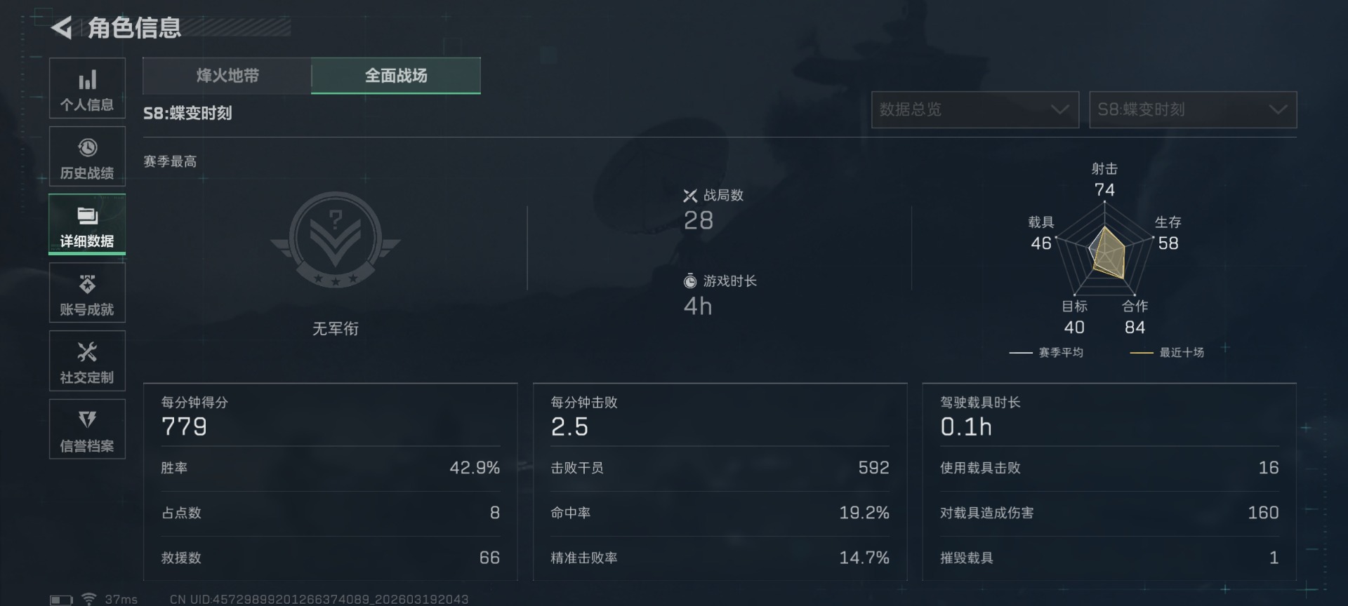 SJZQM477198三角洲行动账号详情图6