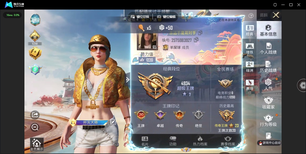 HPQM4152510和平精英账号详情图8