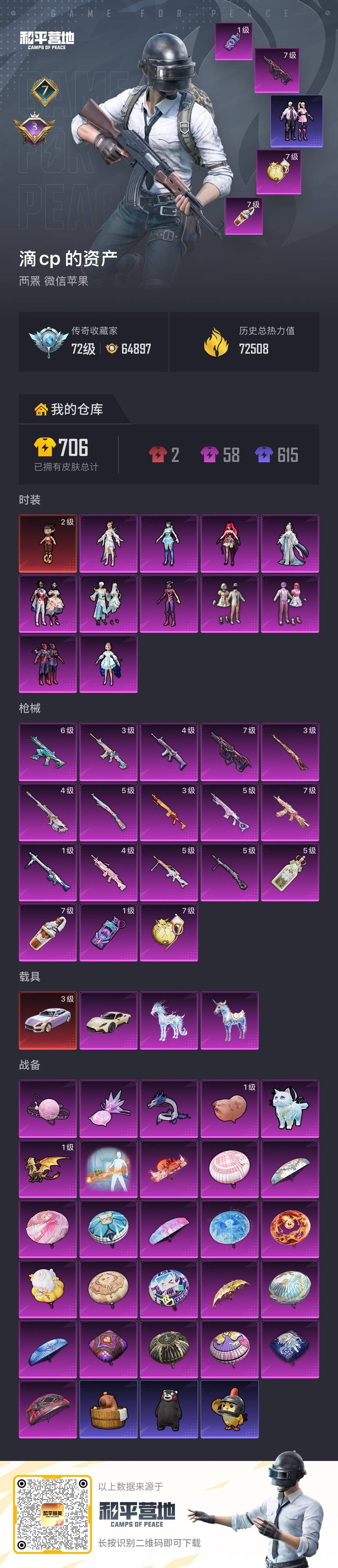 HPLX4138963和平精英账号详情图17