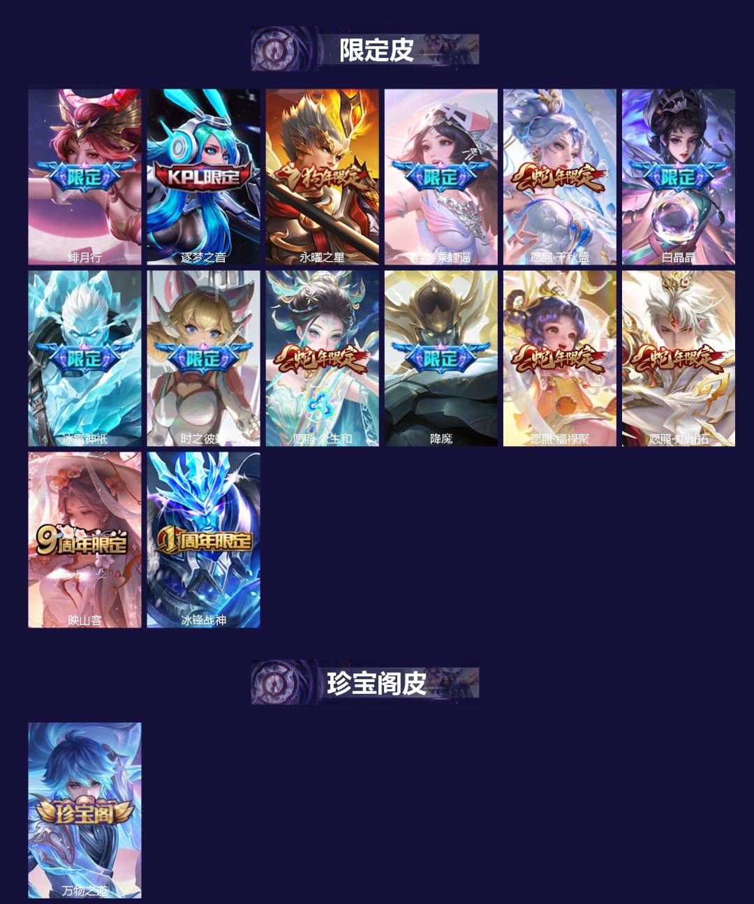 WZLX4252002王者荣耀账号详情图2 WZLX4252002王者荣耀账号详情图2