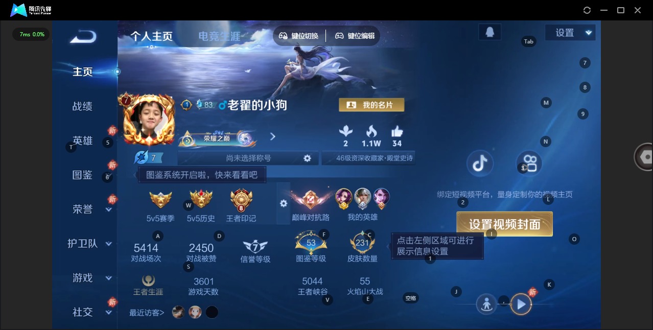 WZLX4252007王者荣耀账号详情图3