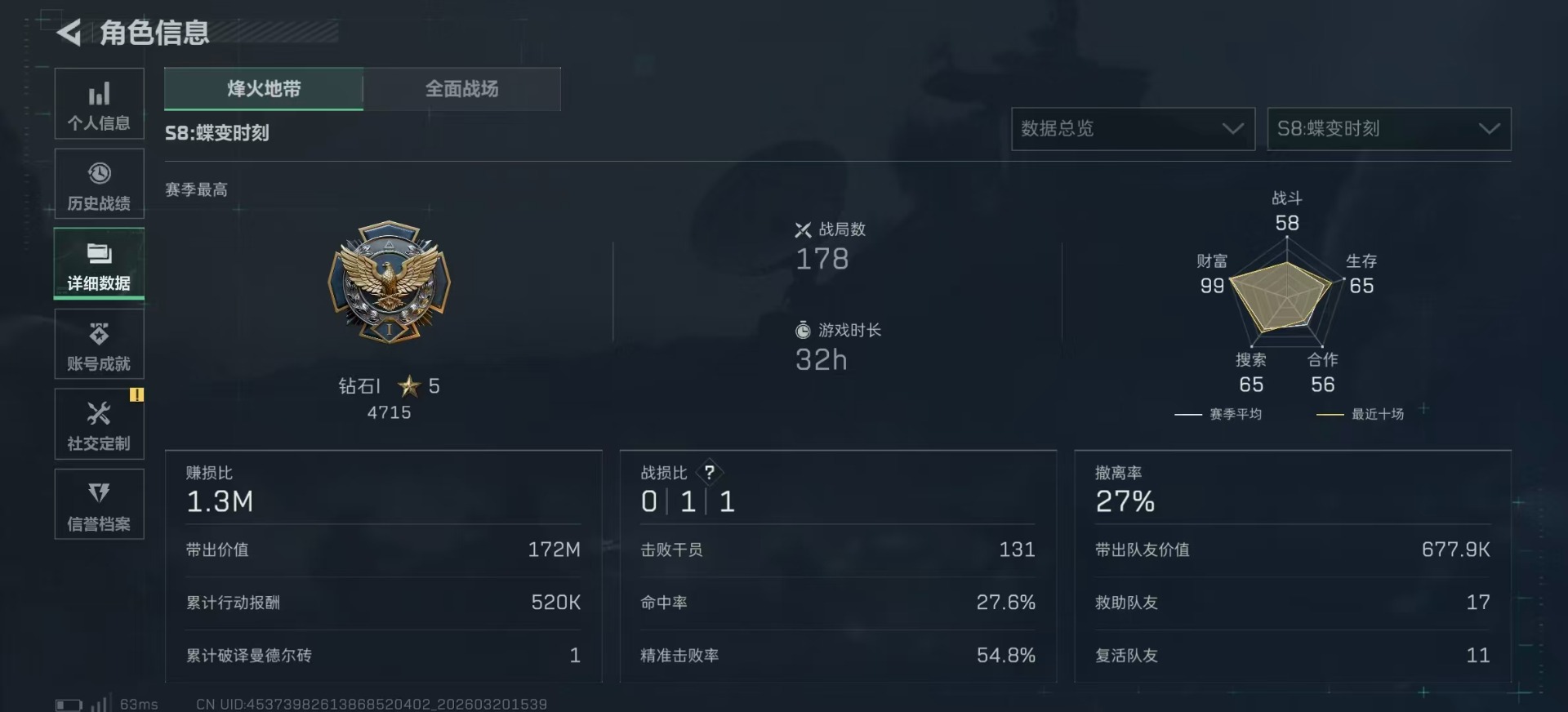 SJZQM477885三角洲行动账号详情图5 SJZQM477885三角洲行动账号详情图5