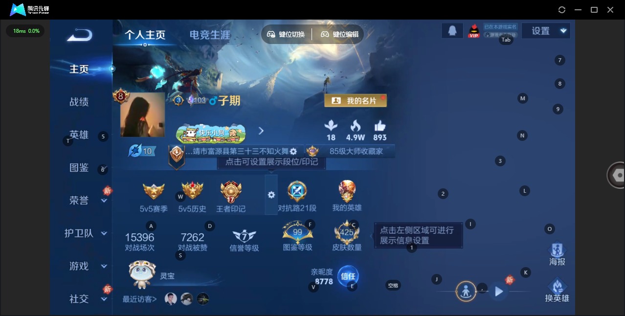 WZQM4252945王者荣耀账号详情图5 WZQM4252945王者荣耀账号详情图5