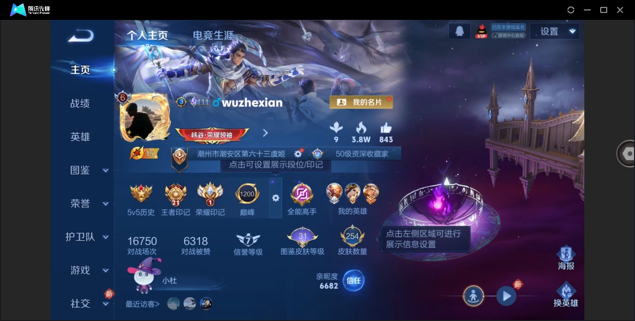 WZQM4252958王者荣耀账号详情图4 WZQM4252958王者荣耀账号详情图4