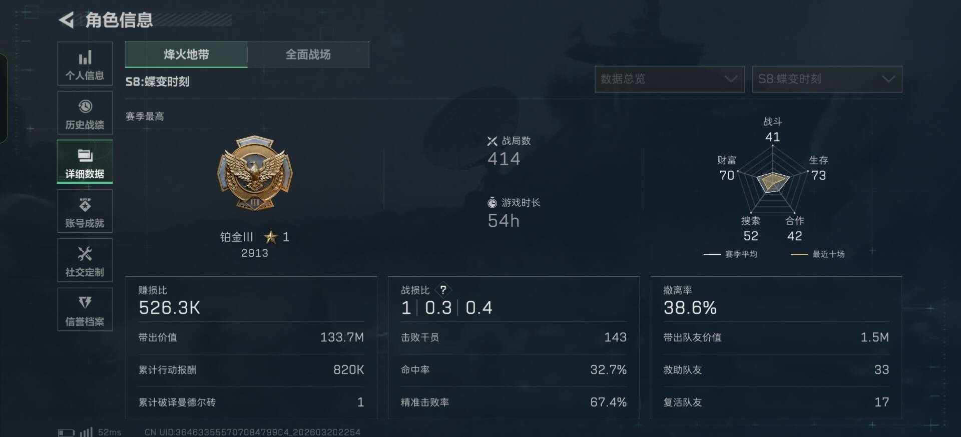 SJZQM485354三角洲行动账号详情图14