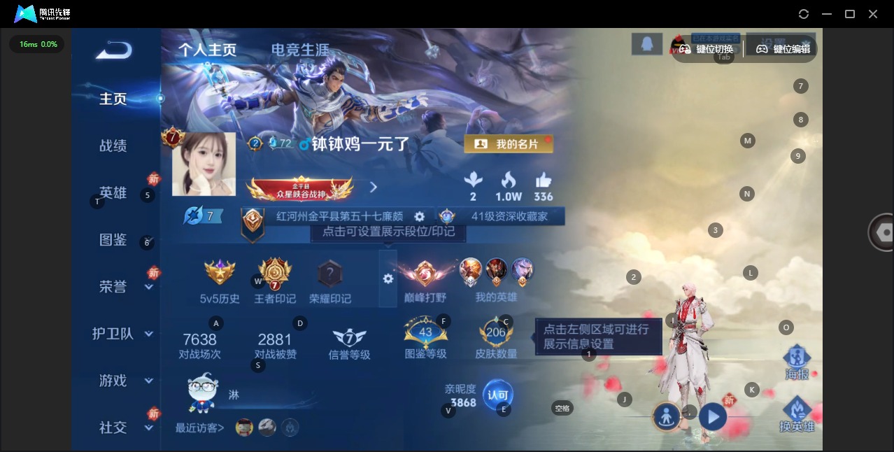 WZLX4253192王者荣耀账号详情图13